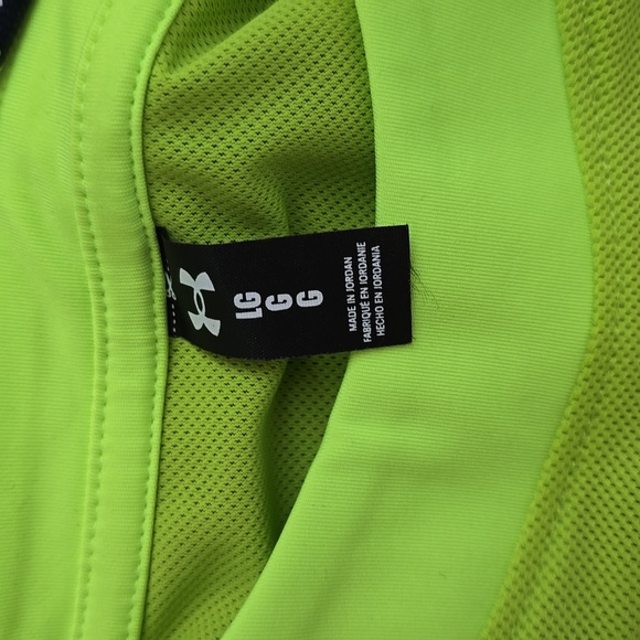 UNDER ARMOUR WOMEN'S FLORESCENT GREEN ATHLETIC CROP TOP SIZE LARGE - Picture 13 of 14